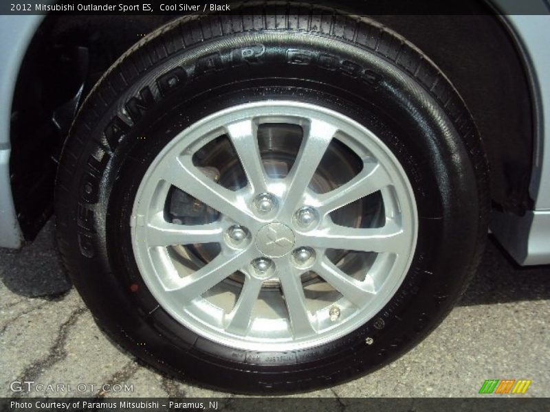 Cool Silver / Black 2012 Mitsubishi Outlander Sport ES