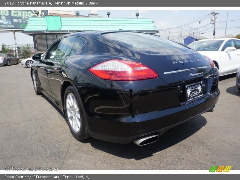 Amethyst Metallic / Black 2012 Porsche Panamera 4