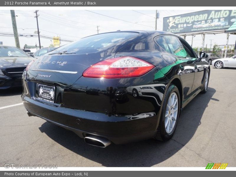 Amethyst Metallic / Black 2012 Porsche Panamera 4