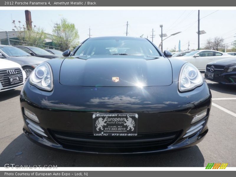 Amethyst Metallic / Black 2012 Porsche Panamera 4