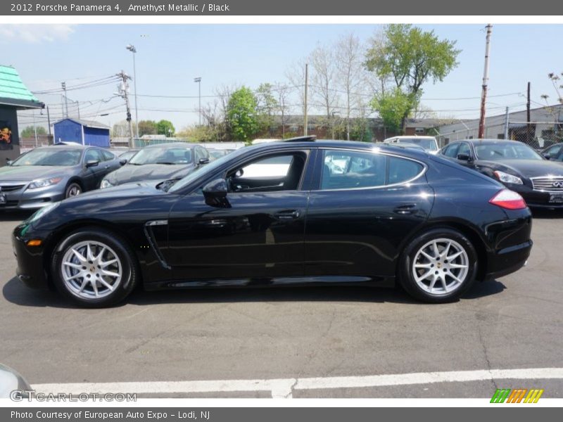 Amethyst Metallic / Black 2012 Porsche Panamera 4