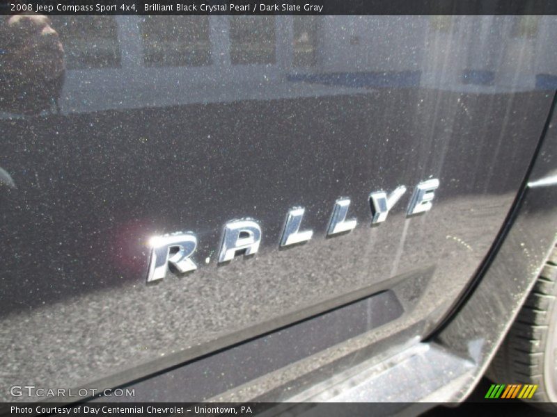 Brilliant Black Crystal Pearl / Dark Slate Gray 2008 Jeep Compass Sport 4x4