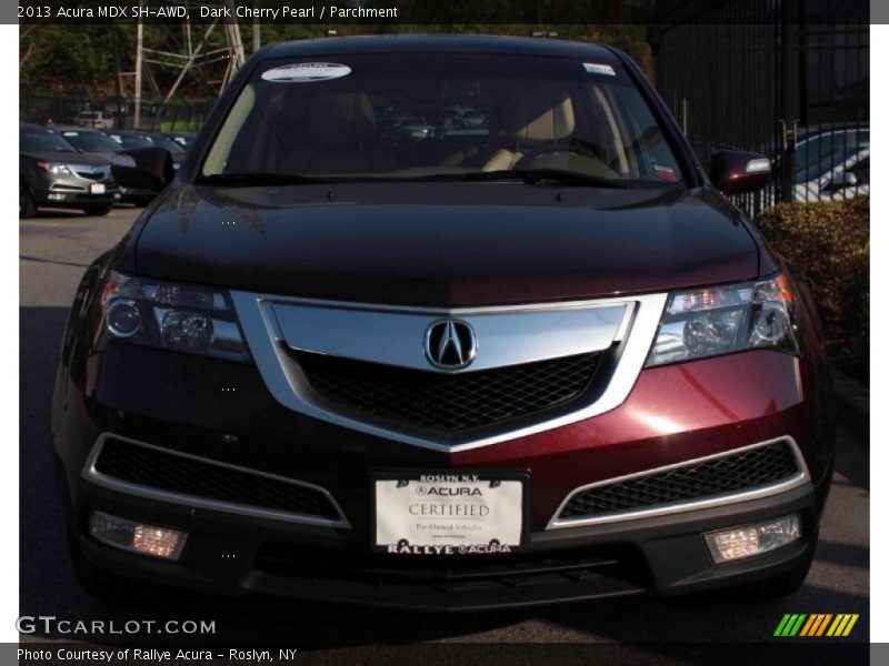 Dark Cherry Pearl / Parchment 2013 Acura MDX SH-AWD