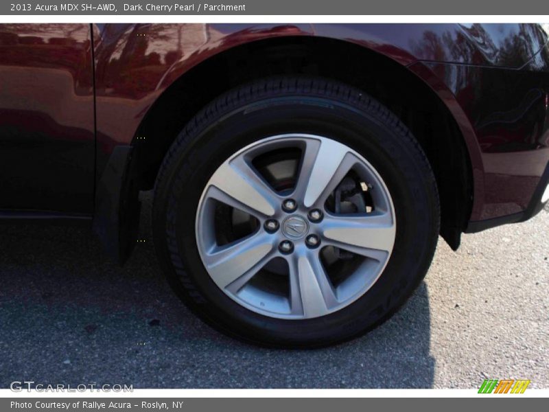 Dark Cherry Pearl / Parchment 2013 Acura MDX SH-AWD