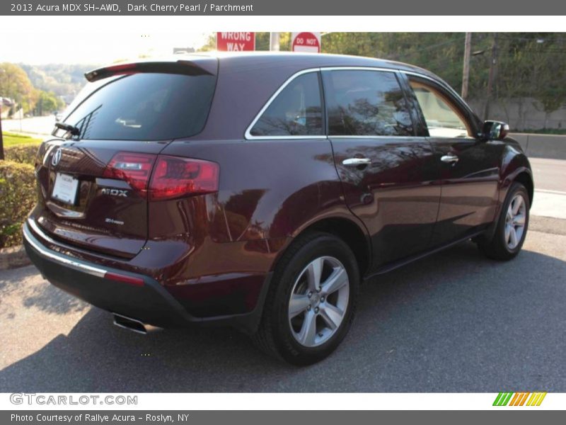 Dark Cherry Pearl / Parchment 2013 Acura MDX SH-AWD