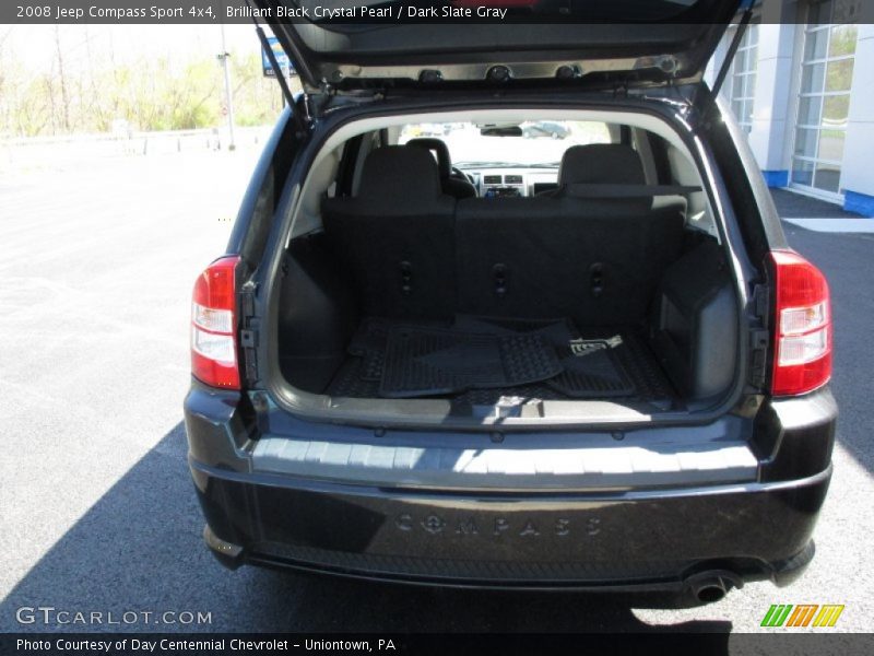 Brilliant Black Crystal Pearl / Dark Slate Gray 2008 Jeep Compass Sport 4x4