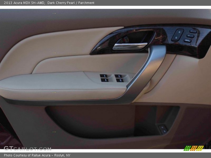 Dark Cherry Pearl / Parchment 2013 Acura MDX SH-AWD