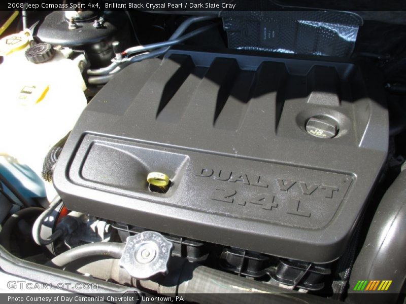 Brilliant Black Crystal Pearl / Dark Slate Gray 2008 Jeep Compass Sport 4x4