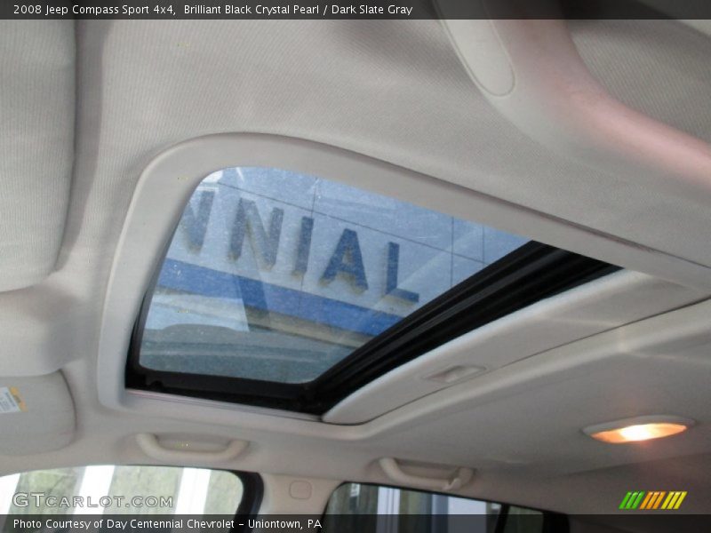 Brilliant Black Crystal Pearl / Dark Slate Gray 2008 Jeep Compass Sport 4x4