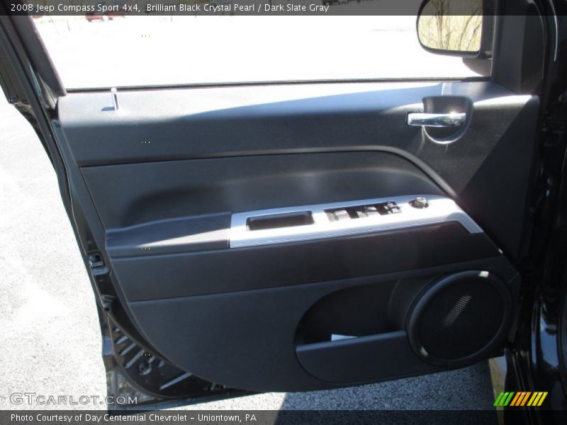 Brilliant Black Crystal Pearl / Dark Slate Gray 2008 Jeep Compass Sport 4x4