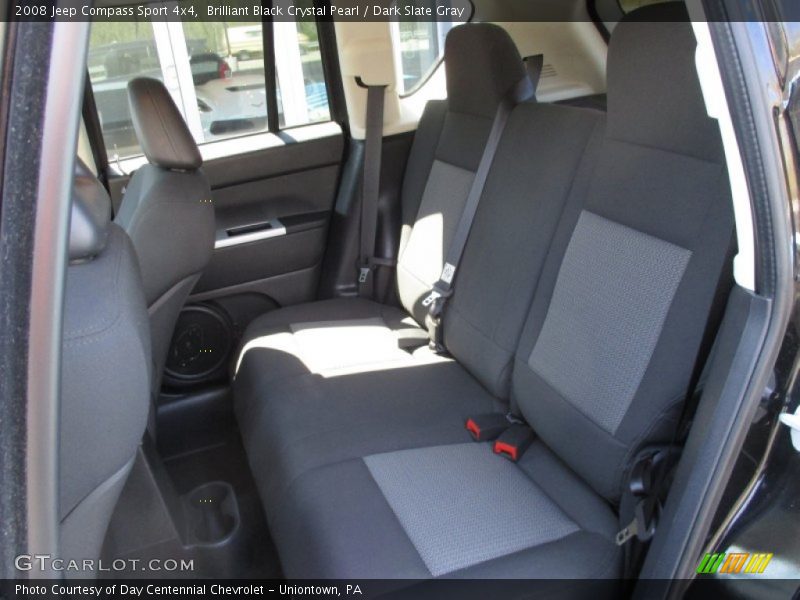 Brilliant Black Crystal Pearl / Dark Slate Gray 2008 Jeep Compass Sport 4x4