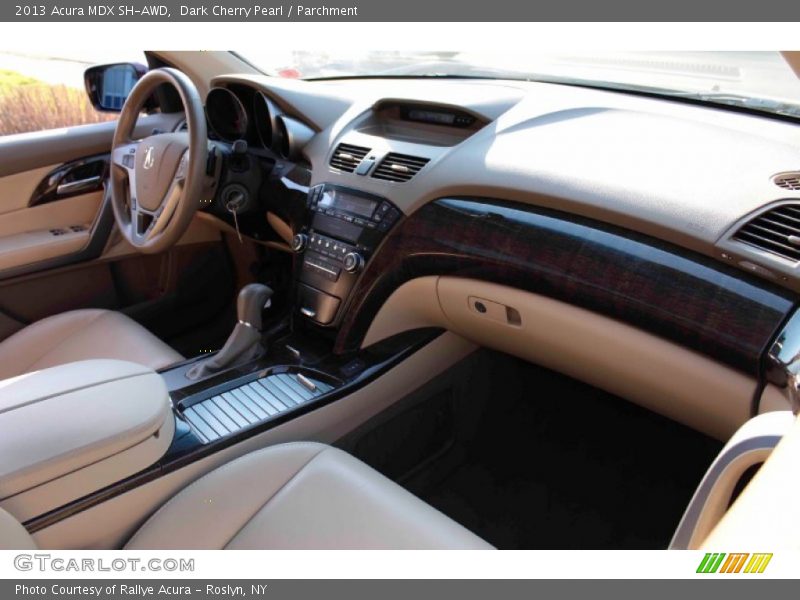 Dark Cherry Pearl / Parchment 2013 Acura MDX SH-AWD