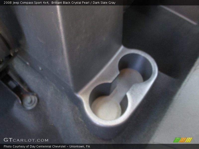Brilliant Black Crystal Pearl / Dark Slate Gray 2008 Jeep Compass Sport 4x4