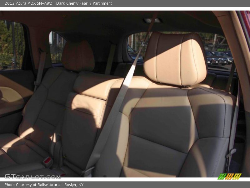 Dark Cherry Pearl / Parchment 2013 Acura MDX SH-AWD