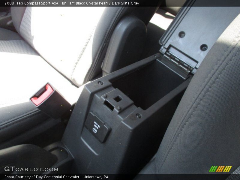 Brilliant Black Crystal Pearl / Dark Slate Gray 2008 Jeep Compass Sport 4x4