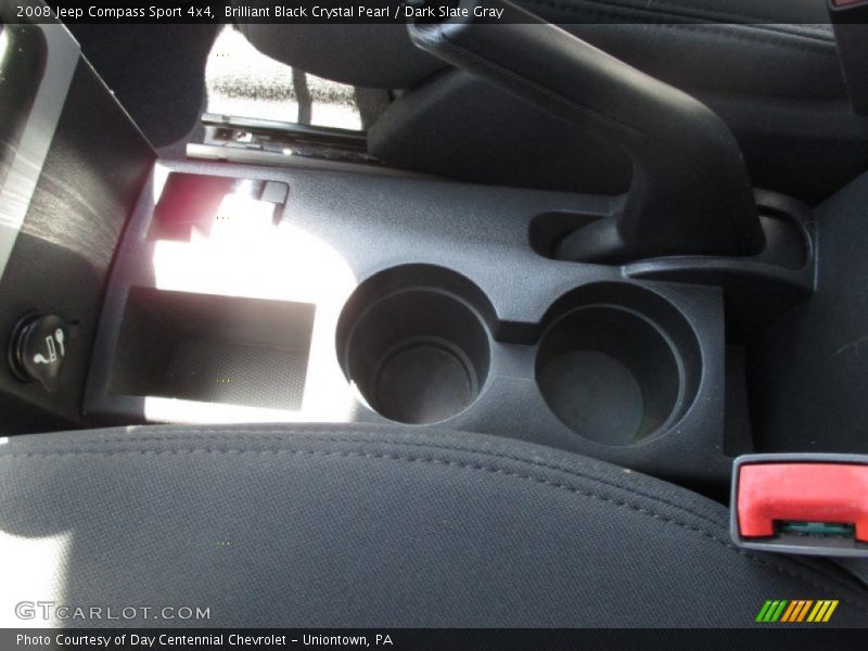 Brilliant Black Crystal Pearl / Dark Slate Gray 2008 Jeep Compass Sport 4x4