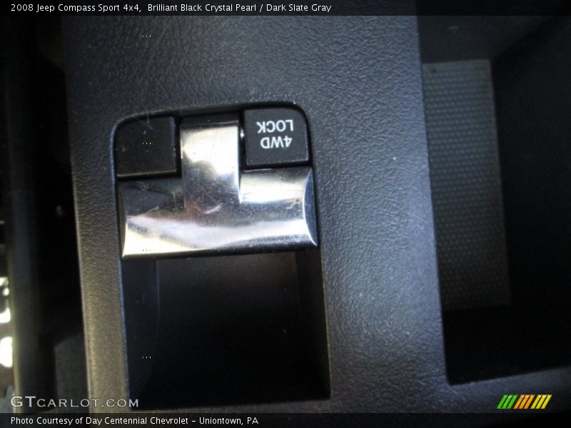 Brilliant Black Crystal Pearl / Dark Slate Gray 2008 Jeep Compass Sport 4x4