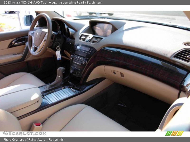 Aspen White Pearl / Parchment 2013 Acura MDX SH-AWD Technology