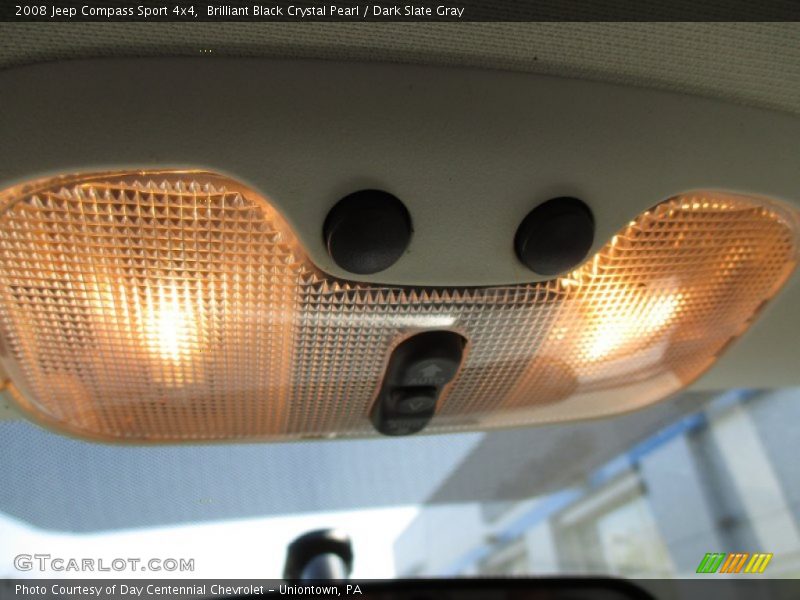 Brilliant Black Crystal Pearl / Dark Slate Gray 2008 Jeep Compass Sport 4x4