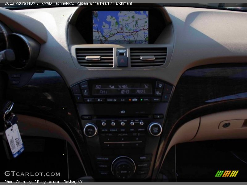 Aspen White Pearl / Parchment 2013 Acura MDX SH-AWD Technology