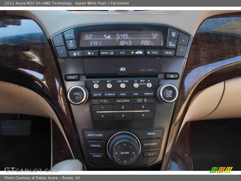 Aspen White Pearl / Parchment 2013 Acura MDX SH-AWD Technology