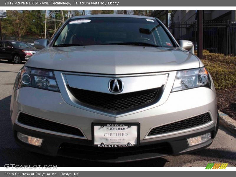 Palladium Metallic / Ebony 2012 Acura MDX SH-AWD Technology