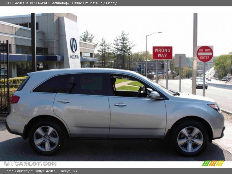Palladium Metallic / Ebony 2012 Acura MDX SH-AWD Technology