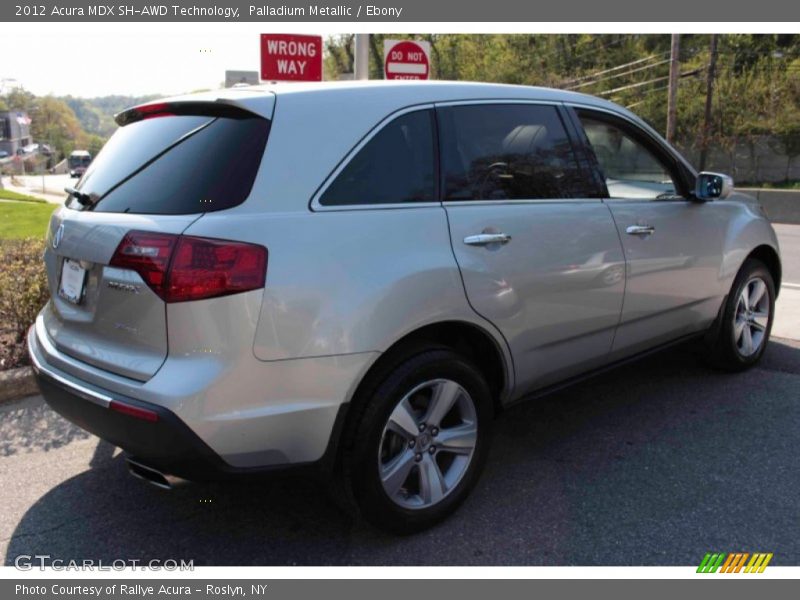 Palladium Metallic / Ebony 2012 Acura MDX SH-AWD Technology