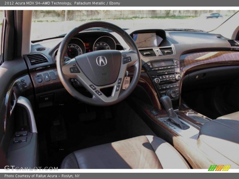 Palladium Metallic / Ebony 2012 Acura MDX SH-AWD Technology