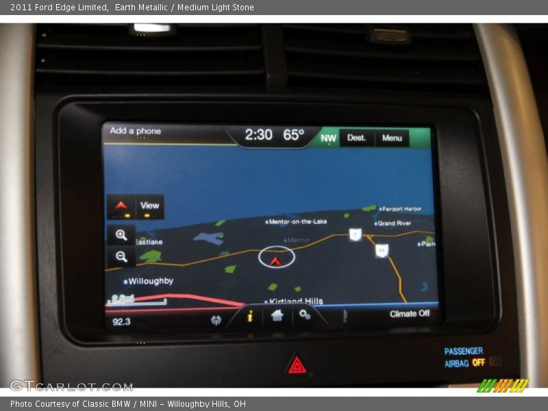 Earth Metallic / Medium Light Stone 2011 Ford Edge Limited