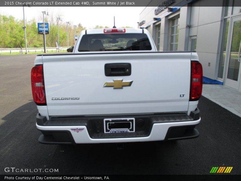 Summit White / Jet Black 2015 Chevrolet Colorado LT Extended Cab 4WD