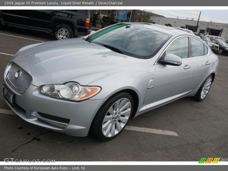 Liquid Silver Metallic / Dove/Charcoal 2009 Jaguar XF Premium Luxury