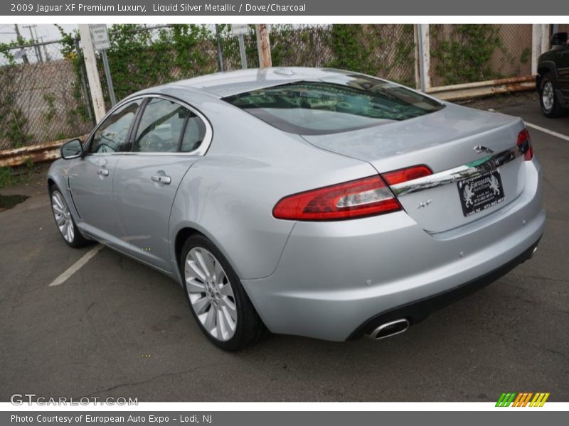 Liquid Silver Metallic / Dove/Charcoal 2009 Jaguar XF Premium Luxury