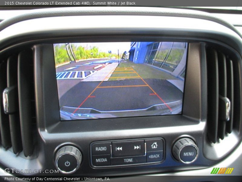 Summit White / Jet Black 2015 Chevrolet Colorado LT Extended Cab 4WD