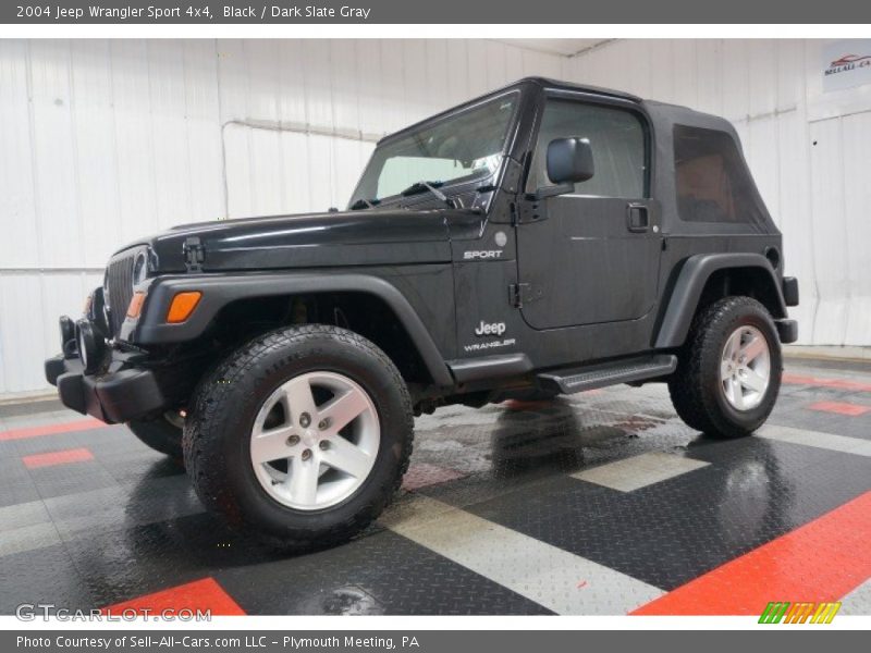 Black / Dark Slate Gray 2004 Jeep Wrangler Sport 4x4