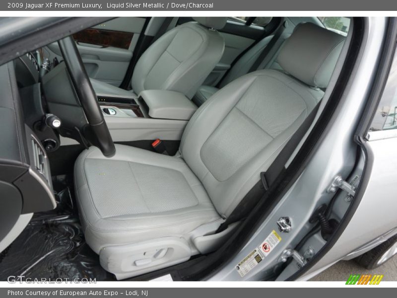 Liquid Silver Metallic / Dove/Charcoal 2009 Jaguar XF Premium Luxury