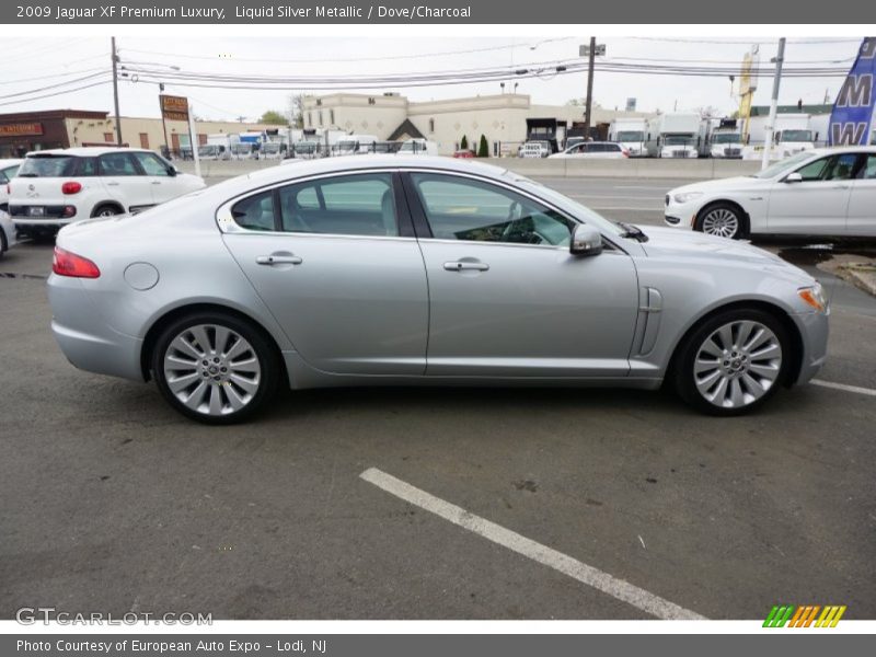 Liquid Silver Metallic / Dove/Charcoal 2009 Jaguar XF Premium Luxury