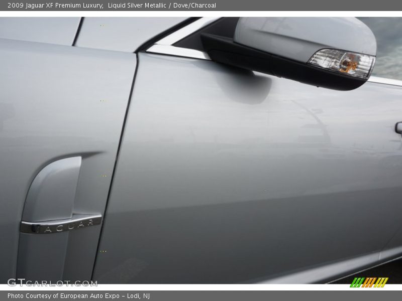 Liquid Silver Metallic / Dove/Charcoal 2009 Jaguar XF Premium Luxury