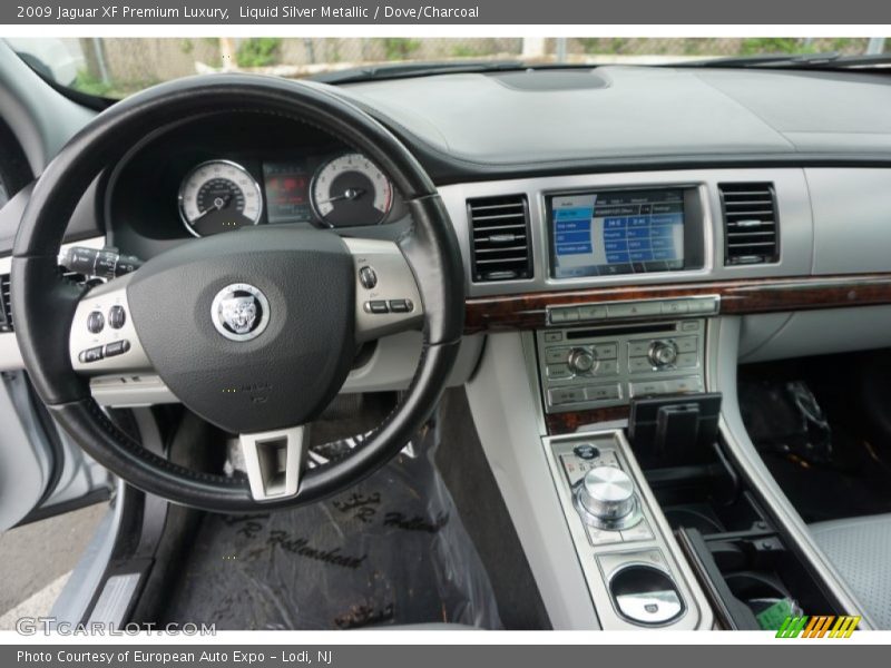 Liquid Silver Metallic / Dove/Charcoal 2009 Jaguar XF Premium Luxury
