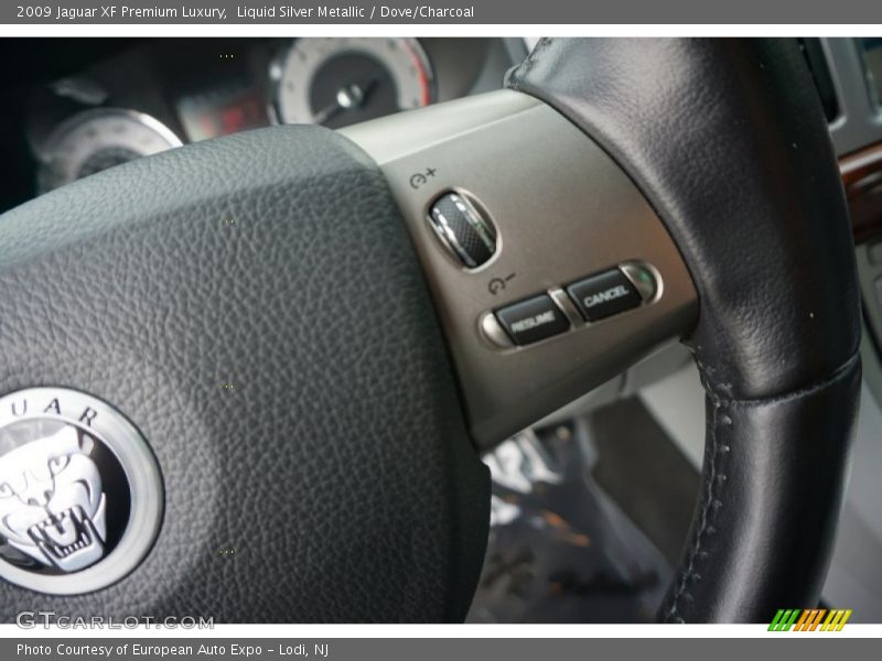 Liquid Silver Metallic / Dove/Charcoal 2009 Jaguar XF Premium Luxury