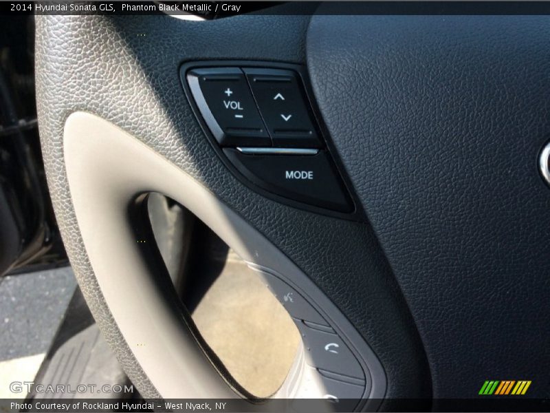 Phantom Black Metallic / Gray 2014 Hyundai Sonata GLS