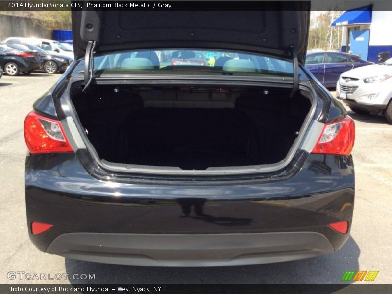 Phantom Black Metallic / Gray 2014 Hyundai Sonata GLS