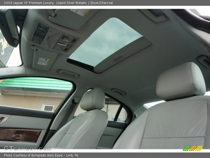 Liquid Silver Metallic / Dove/Charcoal 2009 Jaguar XF Premium Luxury