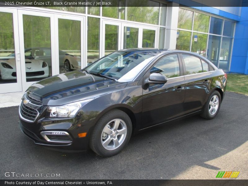 Black Granite Metallic / Jet Black 2015 Chevrolet Cruze LT