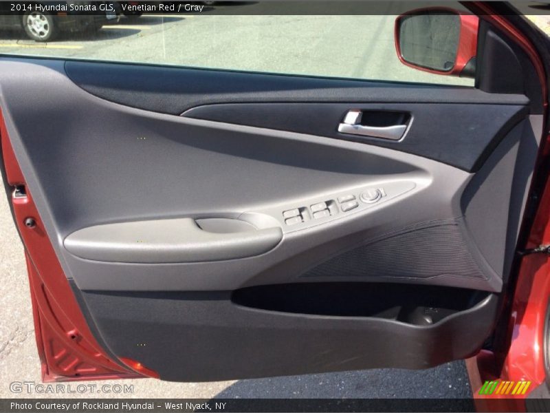 Venetian Red / Gray 2014 Hyundai Sonata GLS