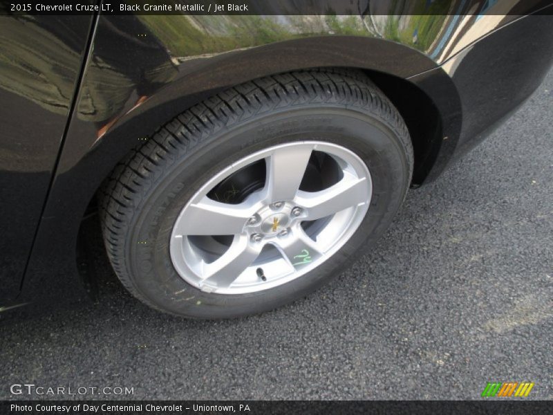 Black Granite Metallic / Jet Black 2015 Chevrolet Cruze LT