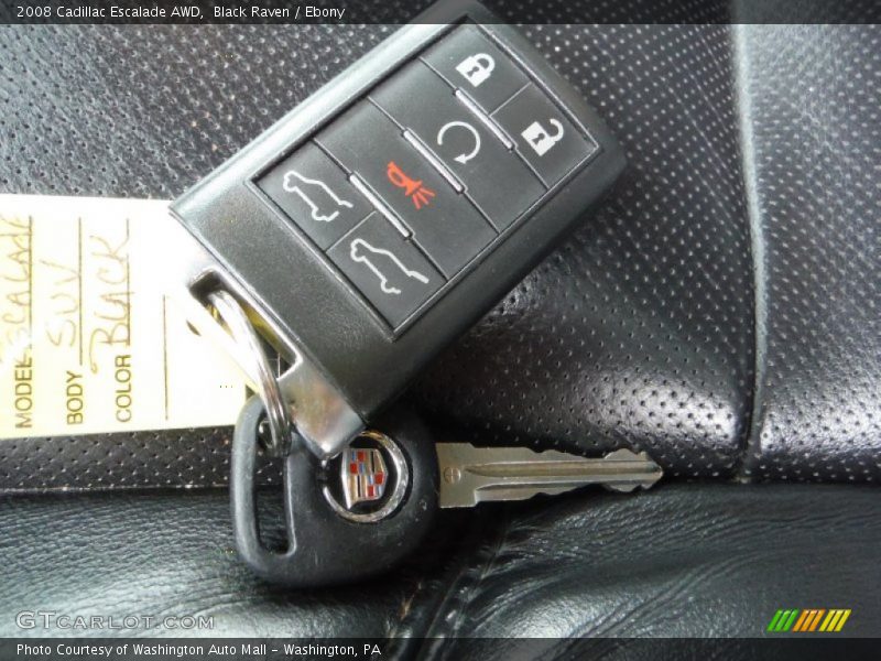 Black Raven / Ebony 2008 Cadillac Escalade AWD