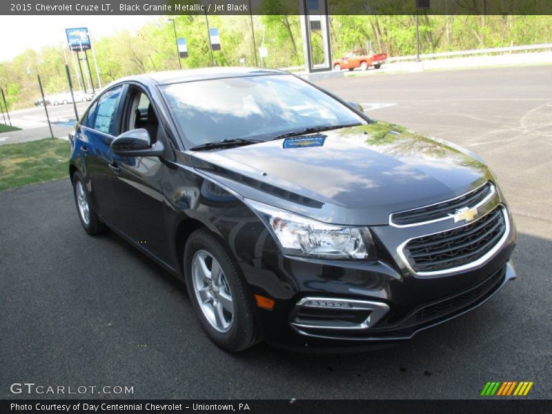 Black Granite Metallic / Jet Black 2015 Chevrolet Cruze LT