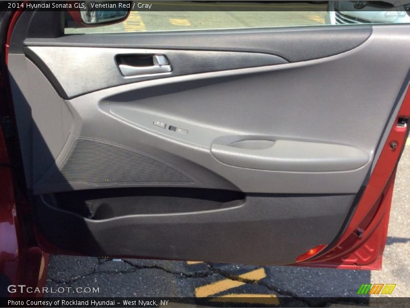 Venetian Red / Gray 2014 Hyundai Sonata GLS