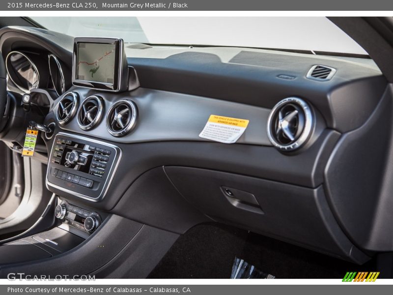 Mountain Grey Metallic / Black 2015 Mercedes-Benz CLA 250